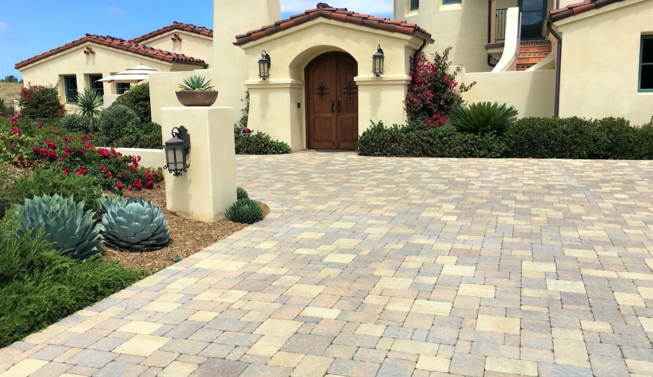 Holistic Patio Hardscaping Services in Fort Worth, TX - Holistic Patio 1 modern front yard patio design with gravel and stepping stones