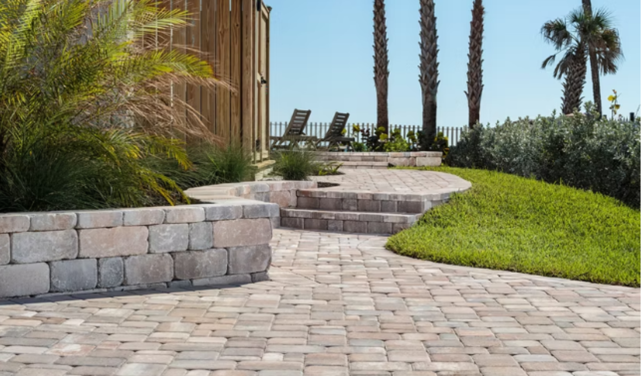Holistic Patio Hardscaping Services in Fort Worth, TX - patio to grass transition ideas grass